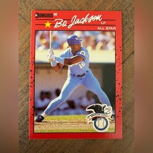 Donruss 90 Bo Jackson All Star Baseball Card